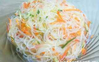 Фунчоза с корейской морковкой. Рецепты с курицей, овощами, морепродуктами